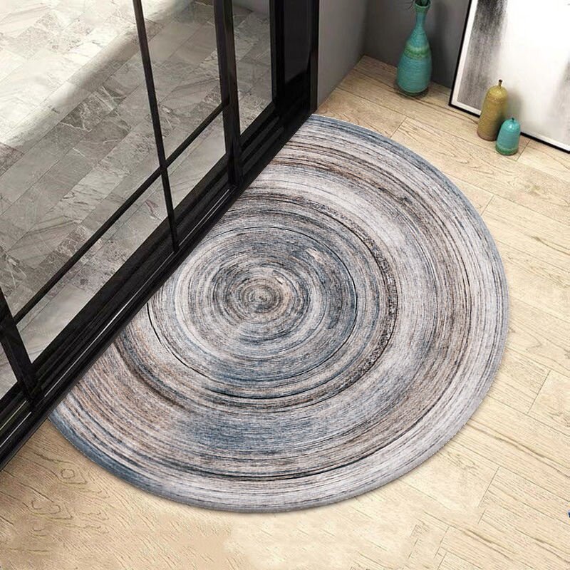 ins semi-circle entry door carpet floor mat home entry door foot mat Nordic dressing room door mat non-slip absorbent cool mat