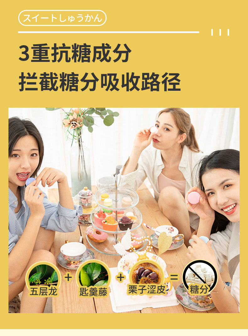 【日本直邮】日本 ISDG 医食同源  甜蜜习惯 60粒  甜食碳水克星