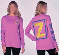 Новые длинные рукава T178-Purple