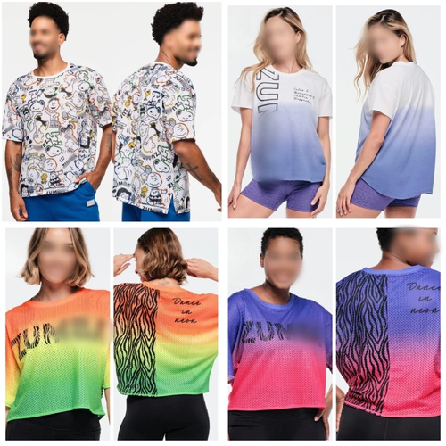 ZW новая одежда для фитнеса, йога, спортивные танцы, аэробика, топ с короткими рукавами, сетчатая эластичная ткань 713 766