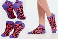 Носки - леопардовый принцип - красный
