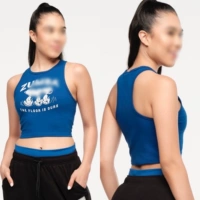 Т768-жилетка маленькая-синяя