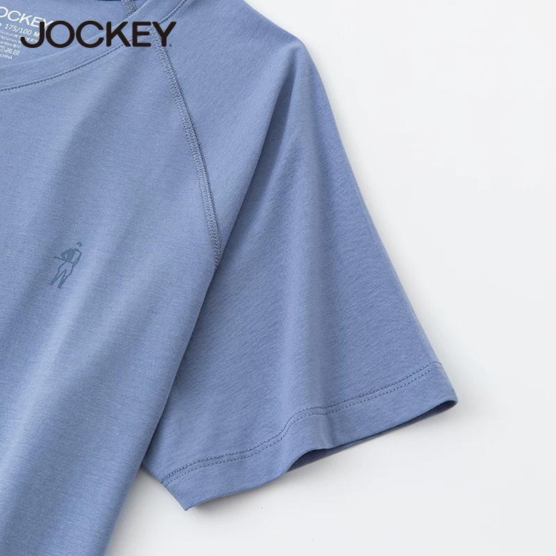 Летняя шуршащая пижама jockey, шорты, футболка, комплект, с коротким рукавом, оверсайз