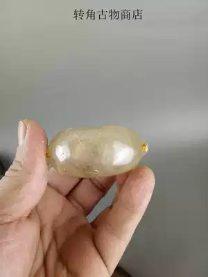 One piece of antique miscellaneous old things Qing Dynasty crystal pendant