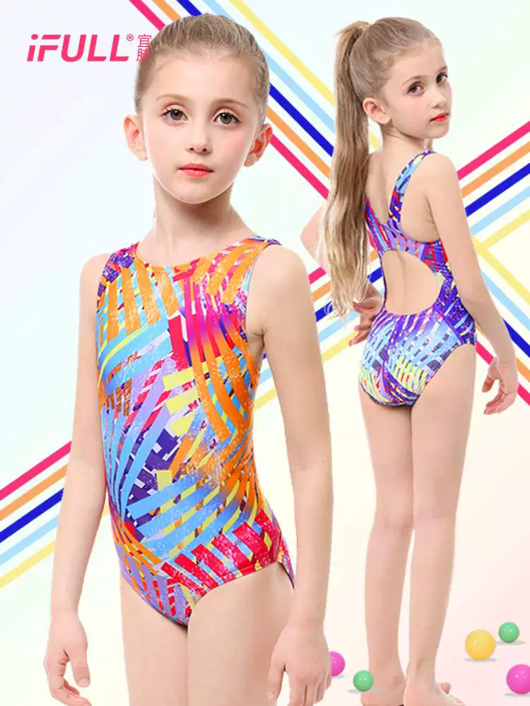 Cô gái chuyên nghiệp áo tắm trẻ em dễ thương một mảnh lớn trẻ em công chúa cô gái Hàn Quốc đào tạo bơi lượng giác - Bộ đồ bơi của Kid