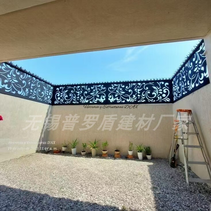 Artistic Hollow-Out Cnc Precision-Cut Guardrails, Home Balcony Railings, Outdoor Wrought Iron Fences, Various Styles Available