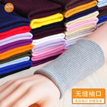  Simple adult clothing elastic high elastic elastic extended elastic sleeve sweater cuffs connected to long autumn and winter extended jacket