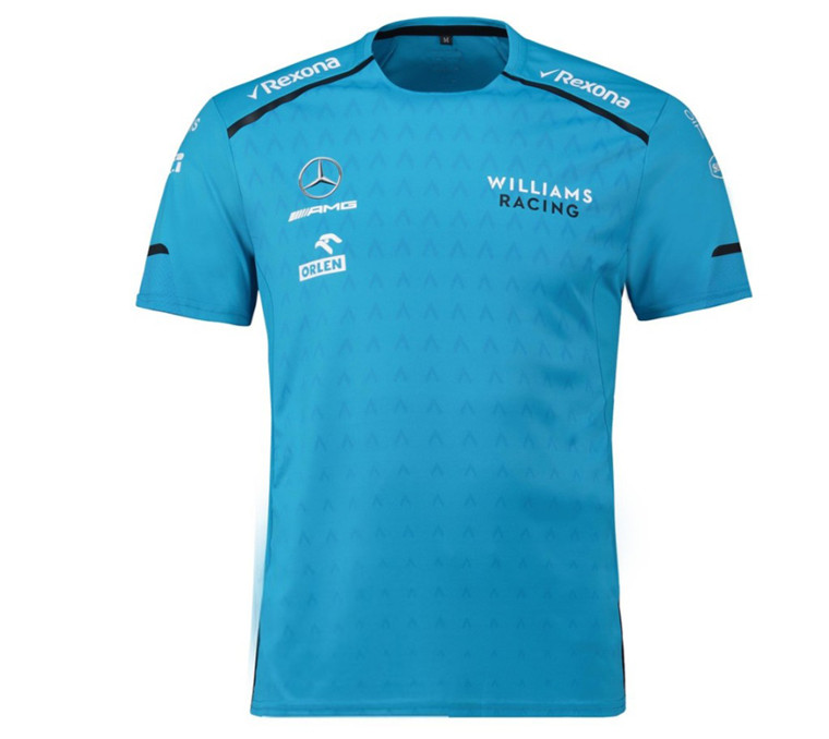 New F1 racing suit Williams team custom short-sleeved T-shirt car work clothes riding motorcycle running