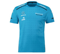 New F1 racing suit Williams team custom short sleeve T-shirt car work clothes riding motorcycle running