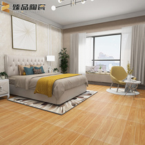Gray cement brick all porcelain antique wood grain tile floor tile 600x600 living room bedroom study non-slip floor tiles