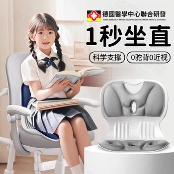 German Children's Ergonomic Chair for Learning Correct Sitting Posture, Lumbar Support Cushion, Backrest Correction Tool