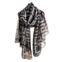 Office shawl womens 2024 new air-conditioned room satin scarf high-end beach sunscreen scarf summer thin