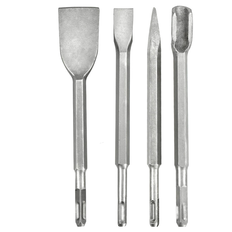 Electric hammer drill chisel percussion drill bit electric screw electric pick spade head pickaxe head flat head accessory Lithium electric power drill shoveling hole