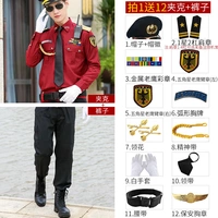 Брюки с длинными рукавами+1 звезда 2 бар+Берет-12