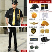 Черный короткий -слейк+брюки+золотые 2 бары+солнцезащитные шляпы 11