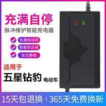 Five star drill leopard electric vehicle battery charger 48V12ah20AH60V72V30AH tram tricycle universal