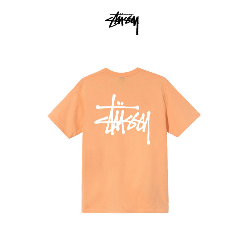 STUSSY Stussy LOGO letter front and back printing trend tide brand short-sleeved T-shirt men and women with the same style