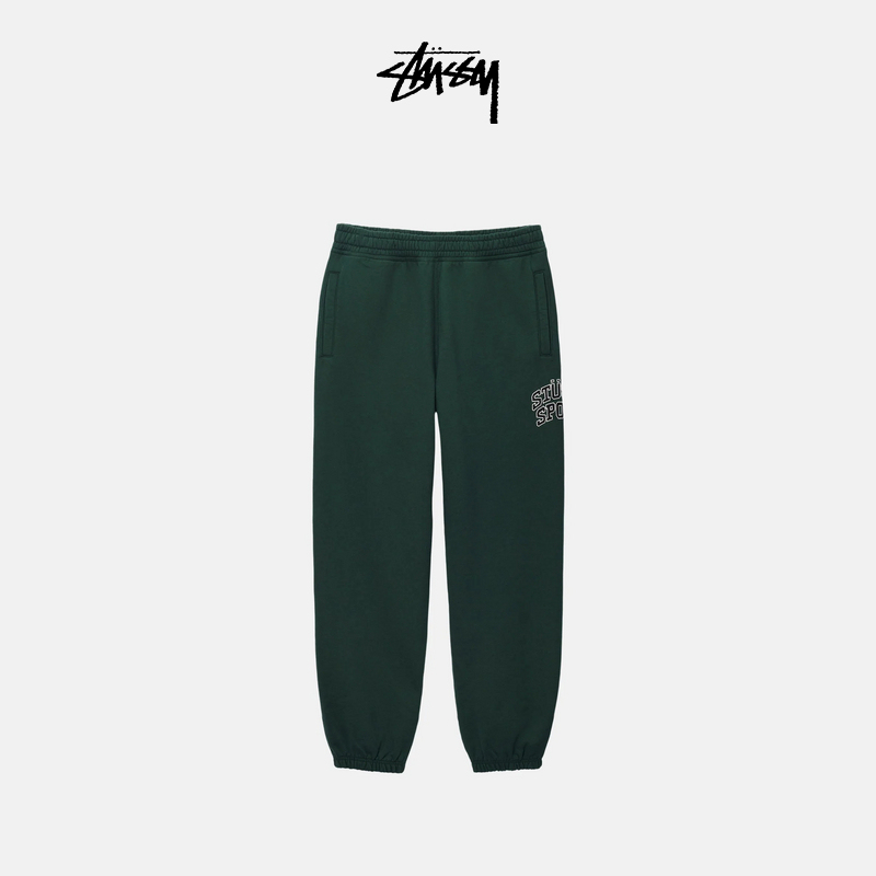Stussy Trendy Lettered Sports Casual Sweatpants, Unisex Style