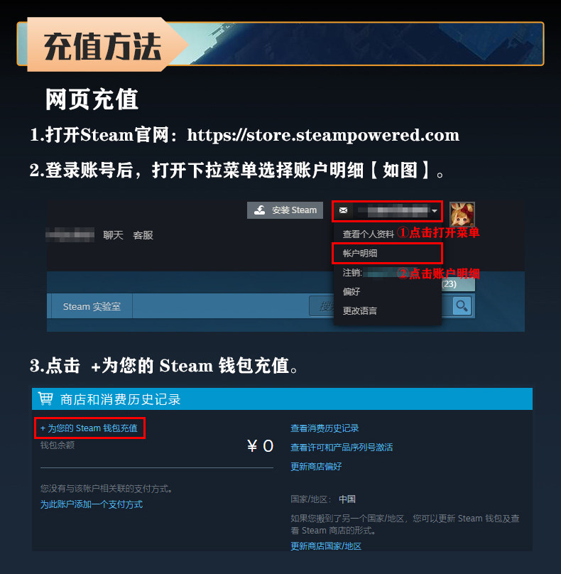 如何购买steam充值卡