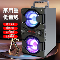  New wireless Huawei Bluetooth speaker male car overweight subwoofer 3d surround home large volume high quality radio All-in-one outdoor k song audio shop dedicated