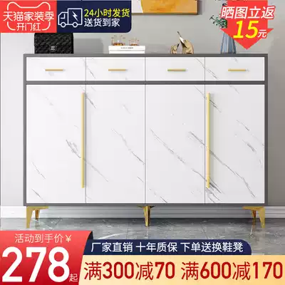 Light luxury shoe cabinet Household door large-capacity storage storage entrance cabinet door-to-door economic living room shoe rack