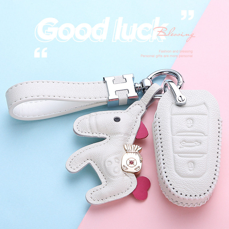 Suitable for Peugeot 408 key cover 3008 buckle 5008 new 4008 car 307 high-end logo 2008 bag 308 shell