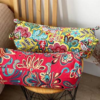 Tiger Pillow Buckwheat Shell Health Care Cervical Spine Pillow Tiger Head Pillow Removable and Washable Old Coarse Cloth Canvas Large Adult Spring and Summer