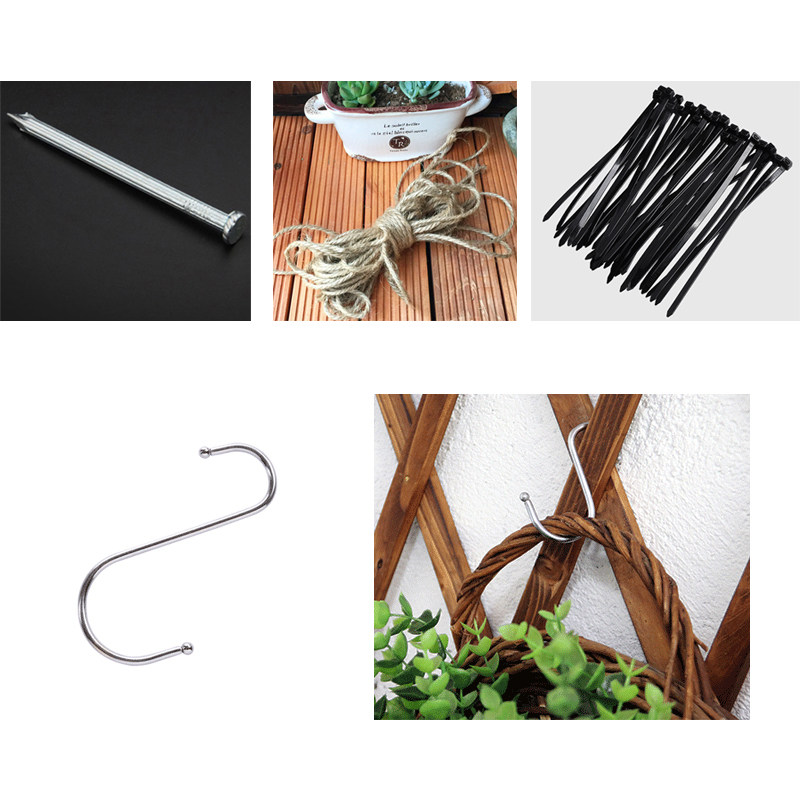 Hook Cement Nail Plastic Cable Tie Sticky Hook Hemp Rope Accessories