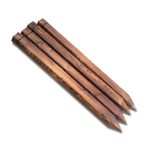 Outdoor courtyard solid wooden gardening column climbing fence floral shelf fence with wooden piles