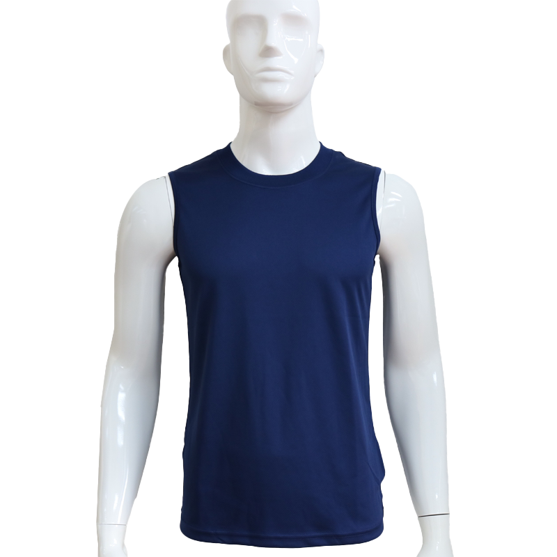 Custom New Flame Blue Standby Diligent Sleeveless Blue Kan Shoulder Speed Dry Breathable Fitness Training Vests Undershirt