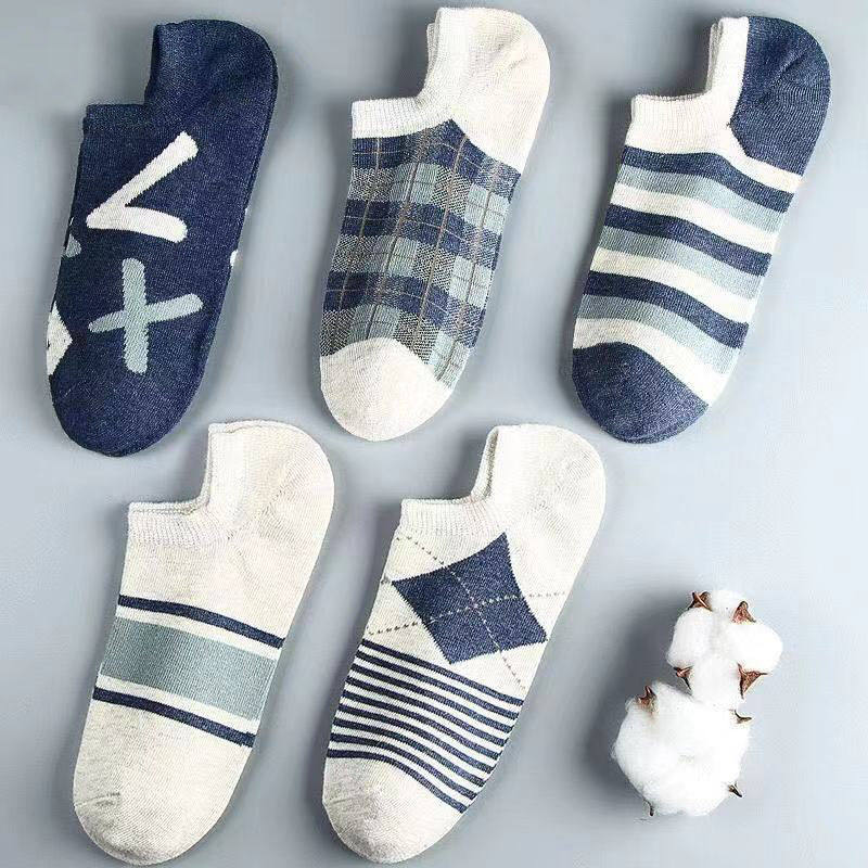 Socks Men's short socks Invisible Sox breathable Summer Deodorant Sweat short cylinder Fall thin undercurrent Shallow Mouth Invisible Socks Tide