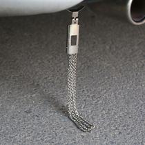 Vehicle electrostatic releg electrostatic belt towpath large car transporter oil tanker ground strip to electrostatic rope ground strip