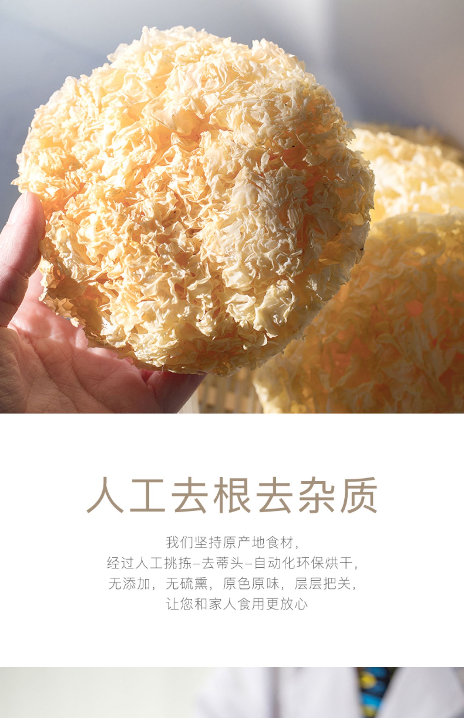 可签到】古田特产无硫银耳100g