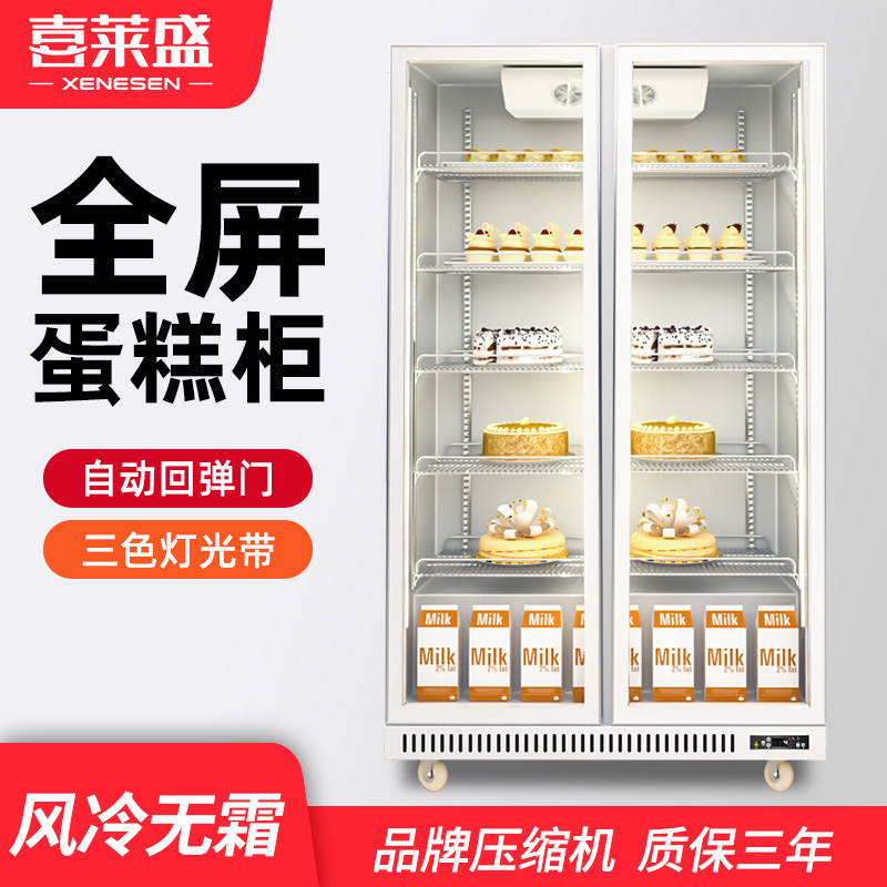 Shilsheng Cake Refrigeration Display Cabinet Wind-cold Defog Fruit Fruit West Lift Sandwich Dessert Cabinet