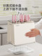 FINECHI kitchen countertop knife rack storage rack stainless steel milk white multi-functional kitchen knife chopstick barrel integrated storage