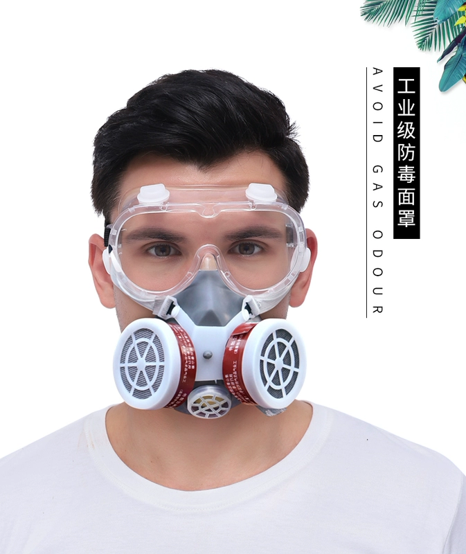 Mặt nạ phòng độc hóa chất chống bụi mặt nạ bảo vệ mặt nạ phun sơn chống độc đặc biệt toàn diện mặt nạ phòng độc chính hãng mặt nạ phòng độc nga