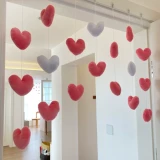 Занавески на дверях, милые украшения для комнаты в стиле девчачьего сердца, шторы для перегородок в гостиной, детские комнаты, двери для спальни, драпировки без пробивания