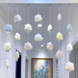 Занавески на дверях, милые украшения для комнаты в стиле девчачьего сердца, шторы для перегородок в гостиной, детские комнаты, двери для спальни, драпировки без пробивания