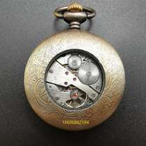 Strips of mechanical pure copper quasi-ancient nostalgometer table walking old-fashioned hair-style flip-flopping vintage painting