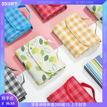 Picnic cloth cushion waterproof picnic cushion anti-damp cushion thickened Oxford Bunbino campsite cushion tread green foldable picnic cushion