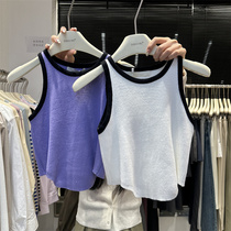 gogoing sleeveless hanging vest female in spring 2023 Korean version American retro - coloured knitting coat