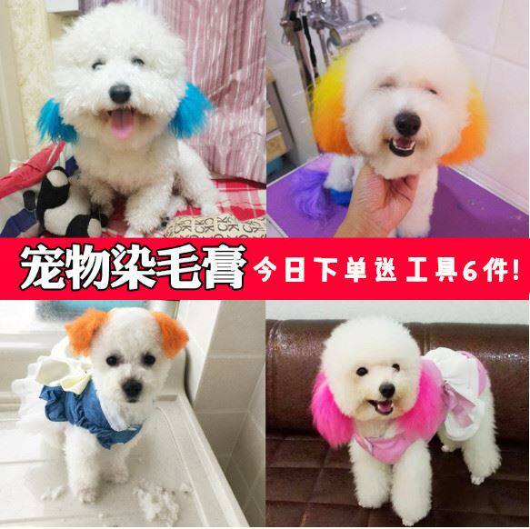Pooch Hair Dye Hair Pet Special Oiled Cream Teddy Bleached to Dirty Mausa Morbi Bear Dyed Hair Cream