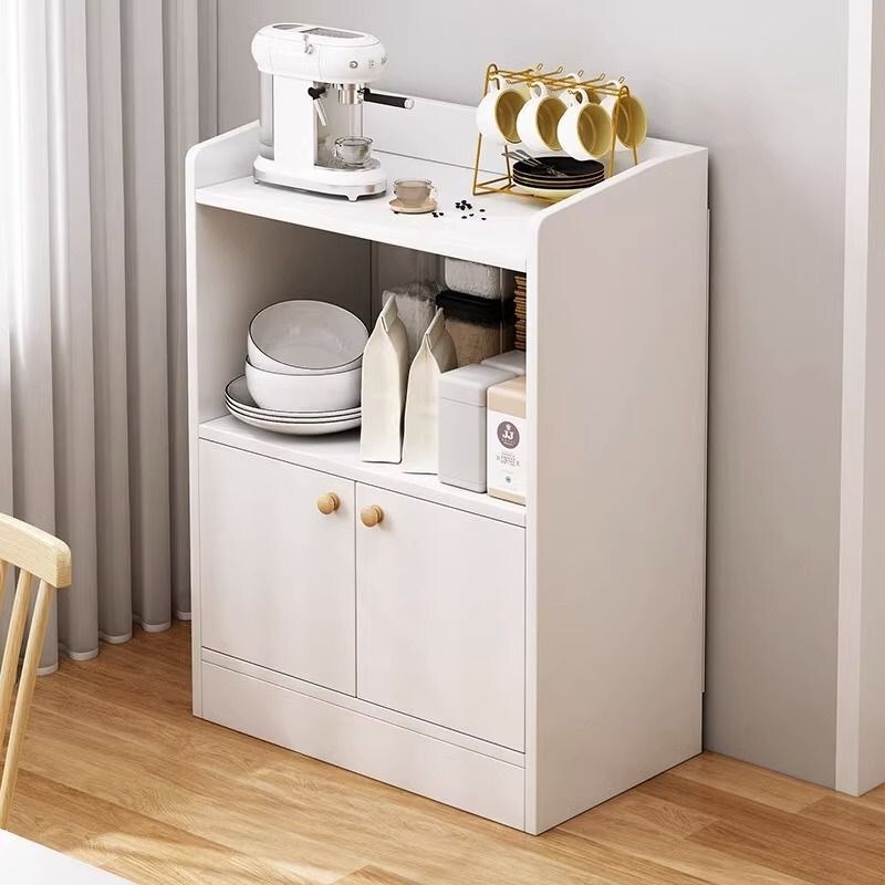 Coffee Machine Display Stand, Commercial Tea Table Side Cabinet, Side Cabinet, Mobile Water Bar Counter, Feeding Station, Storage Cabinet, Tea Cabinet Against the Wall