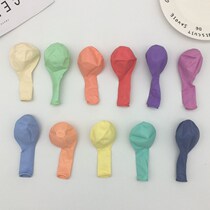 Childrens birthday party creative scene wedding room decoration 12 inch Net red thick round macaron color balloon