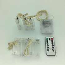 3 meters 5 meters 10 meters LED color battery box ground push with light wave ball glowing fiery flash light string decoration