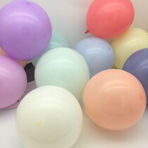 Net Red 10 inch thick round macaron color balloon birthday party kindergarten creative scene wedding room decoration