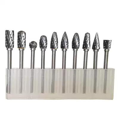 Tungsten steel grinding head carbide rotary file 3 * 6mm set metal engraving Stainless Steel woodworking milling cutter electric grinding head