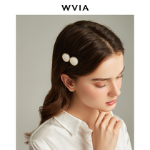 High-end Korean fairy glass side hairclip female summer hairpin Net red 2020 new hair accessories clip headgear