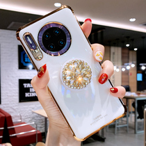 New water drill Huawei mate30pro mobile phone shell four-corner air bag anti-fall mate30 silicone gel plated Xiaoxian women huawei ma30pro dust limited edition m30 support
