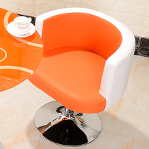 Negotiating table and chairs combined tempered glass table minimalist casual reception chair sweet milk tea shop balcony One table three chairs